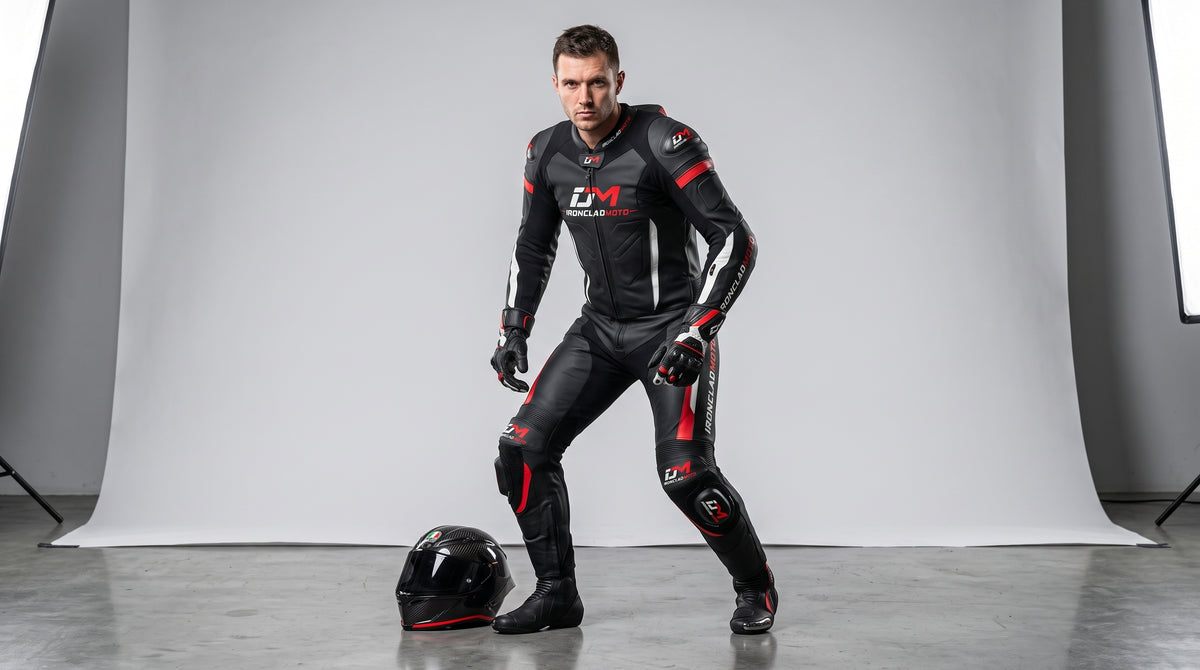 IroncladMoto Stealth Pro 2-Piece Leather Suit