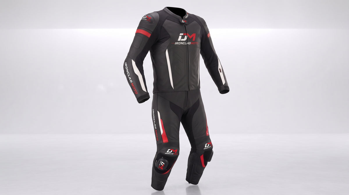 IroncladMoto Stealth Pro 2-Piece Leather Suit