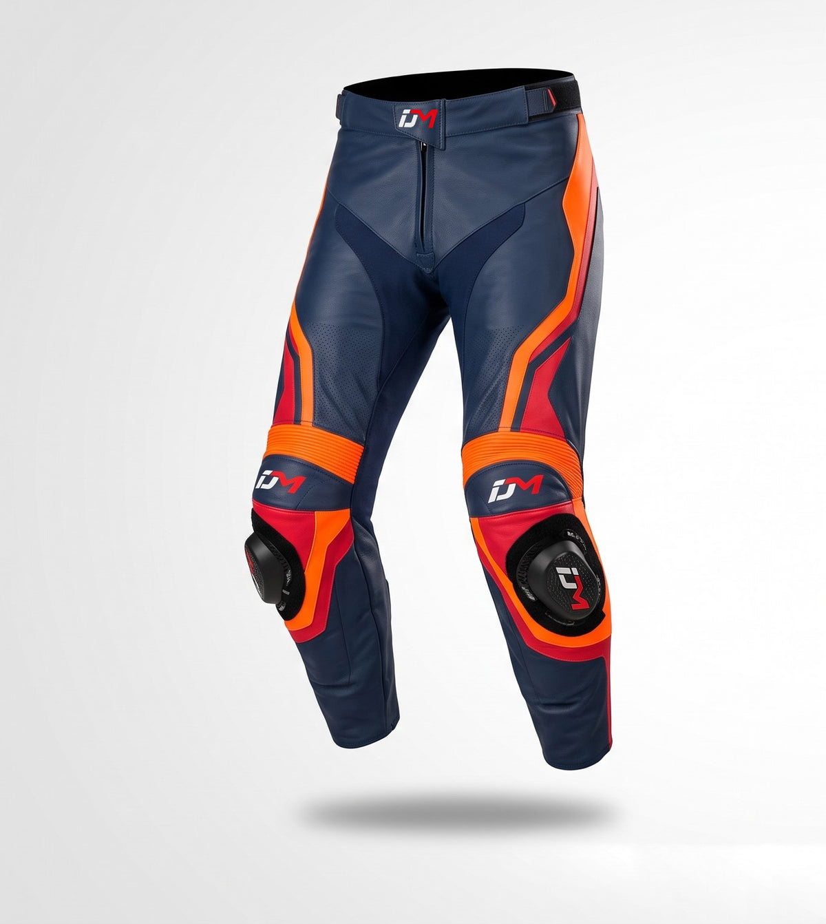 IroncladMoto Cobalt-Flame Leather Racing Pants