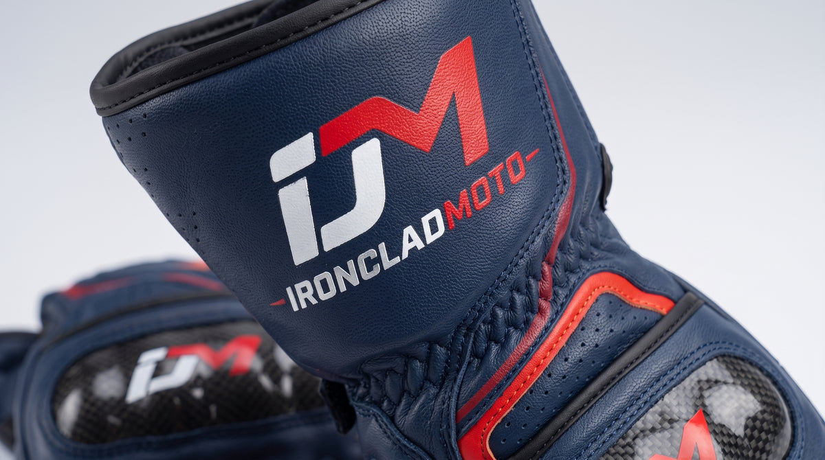 IroncladMoto Twilight Ember Carbon Gauntlets Gloves