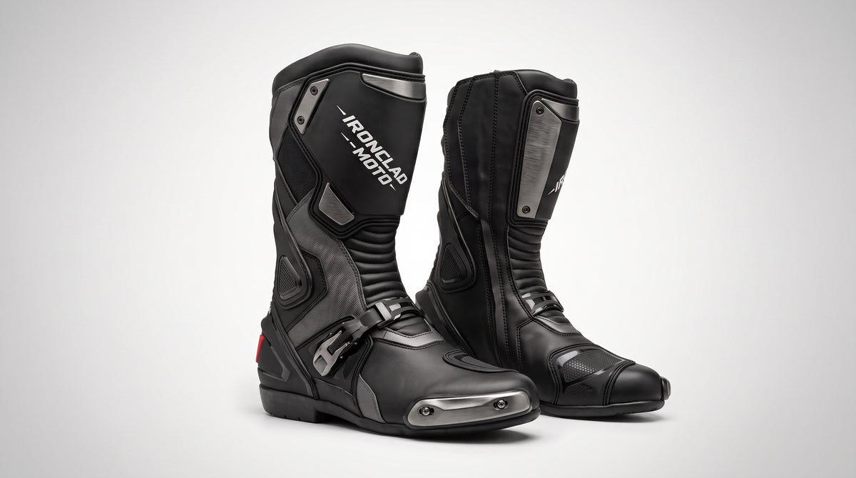 IroncladMoto Monolith Armor Motorcycle Boots