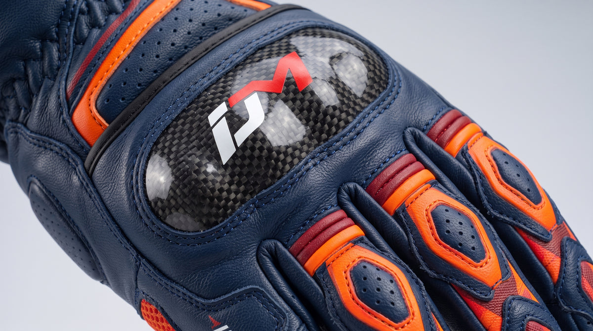 IroncladMoto Twilight Ember Carbon Gauntlets Gloves
