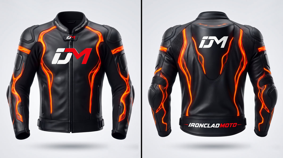 IroncladMoto Magma-Flow Leather Racing Jacket