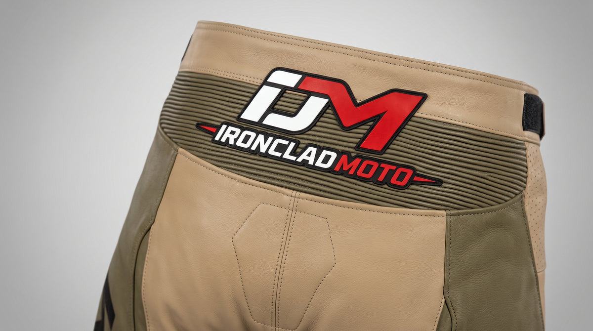 IroncladMoto Dune-Stalker Leather Racing Pants