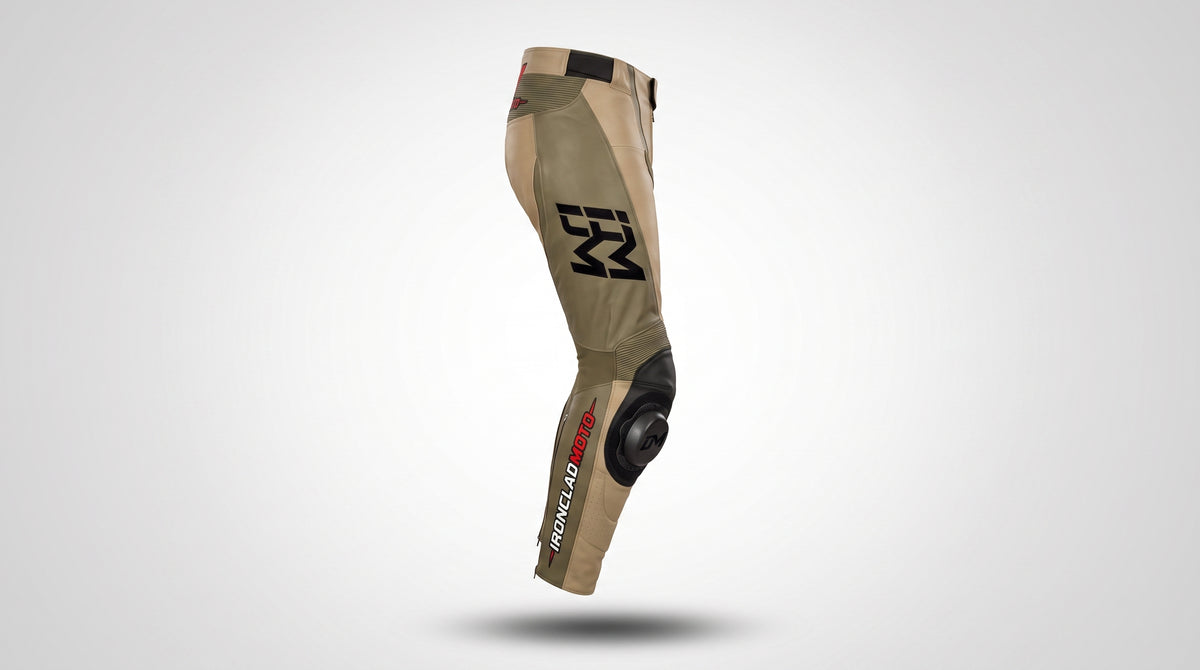 IroncladMoto Dune-Stalker Leather Racing Pants