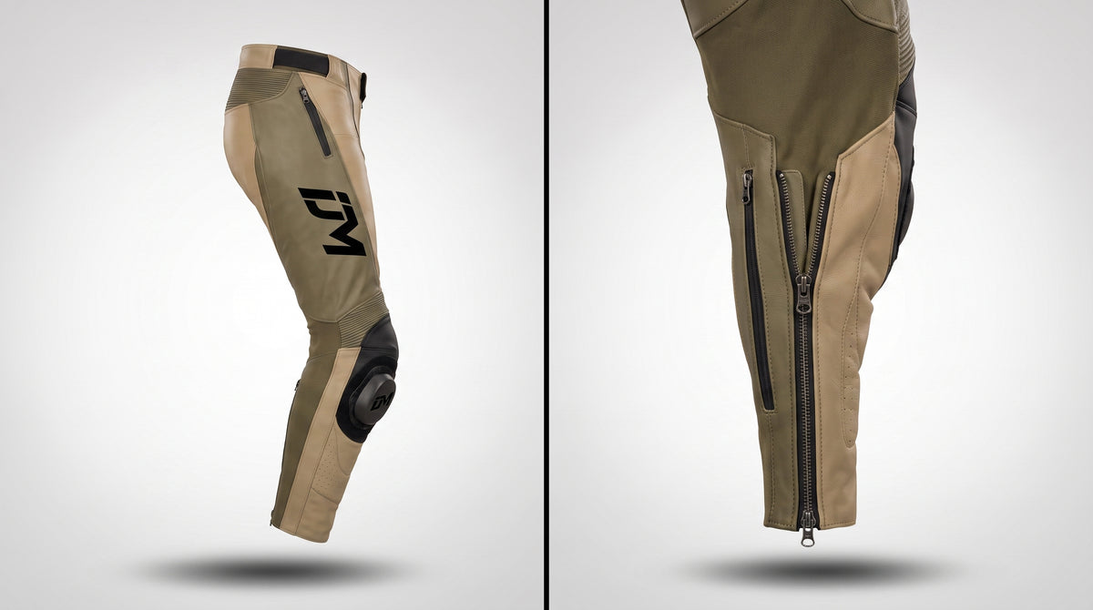 IroncladMoto Dune-Stalker Leather Racing Pants