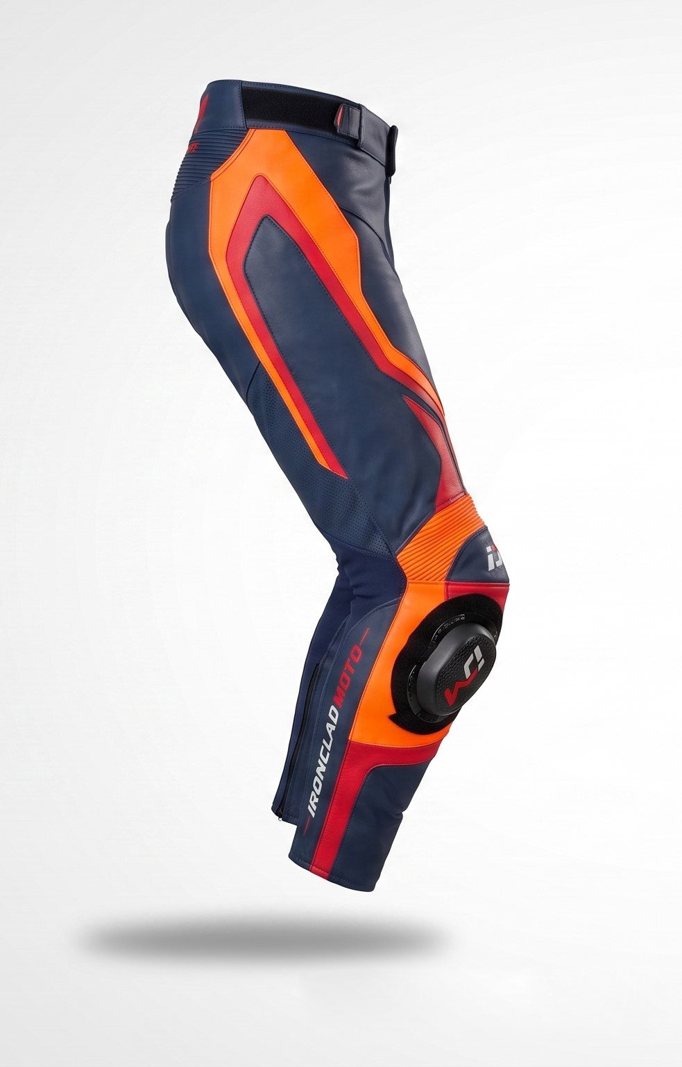 IroncladMoto Cobalt-Flame Leather Racing Pants