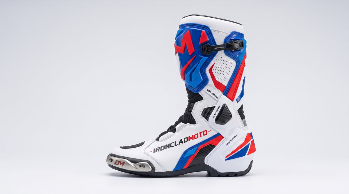 IroncladMoto Patriot Circuit Track Boots